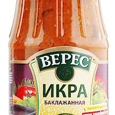 Ukrainian eggplant spread Veres Extra, 500g