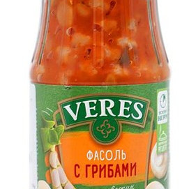 Ukrainian beans with mushrooms Veres, 500g