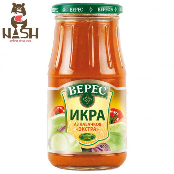 Ukrainian zucchini spread Veres "Extra", 500g