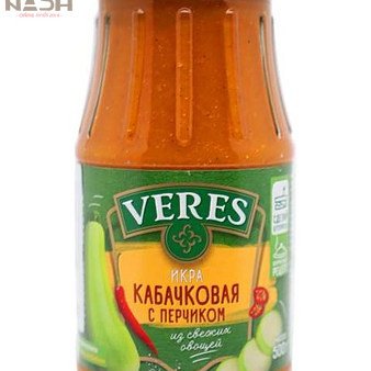 Ukrainian zucchini spread with pepper Veres, 500g