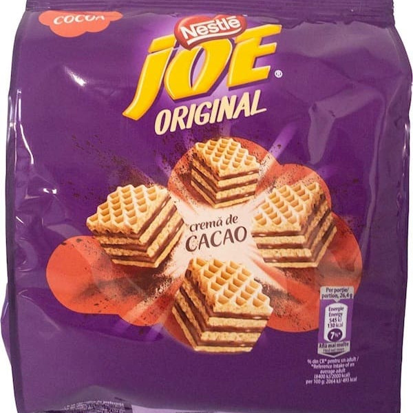 Nestle Joe Wafers with Cocoa Filling, 160g