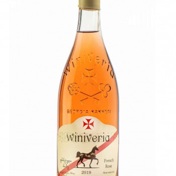 Georgian rose semi-dry wine Winiveria French Rose