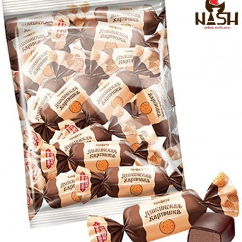 Candies KDV "Yashkinskaya Kartoshka" with the flavor of your favorite cake, 145g