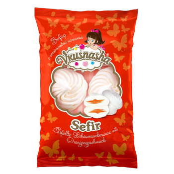 Marshmallow with orange filling Vkusnyasha, 300g