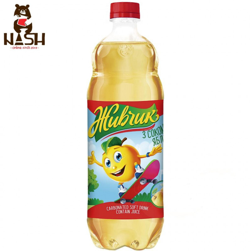 Ukrainian lemonade Zhyvchyk with apple juice, 1L
