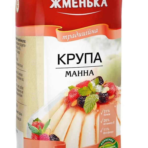 Ukrainian semolina groats Zhmenka, 900g