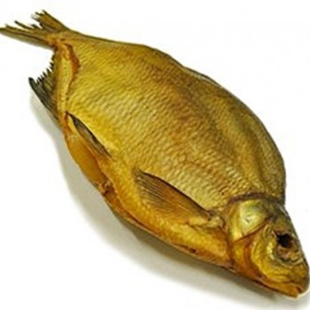 Whole  smoked gutted bream