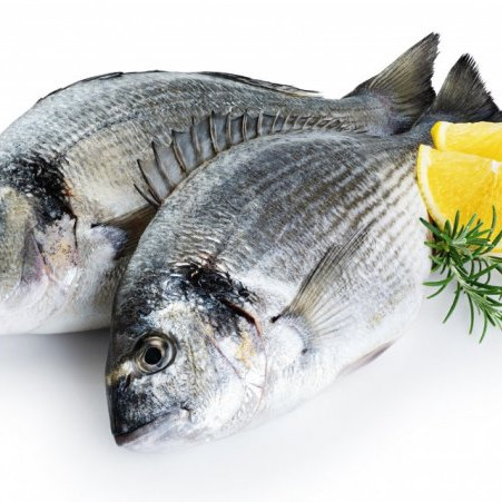 Dorade Royal fresh, 2 pcs. each about 600g, possible surcharge for weight