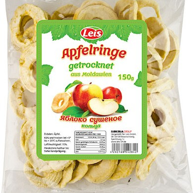 Moldovan dried apples, sliced, 150g