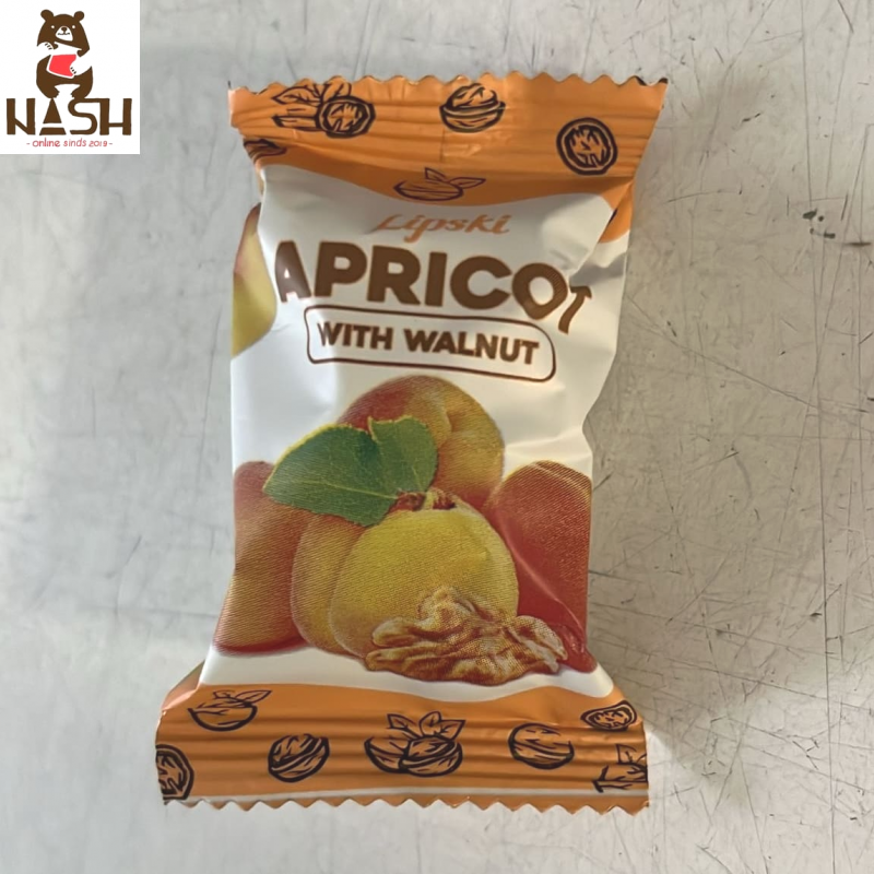 Ukrainian sweets "Dried apricots with a walnut glazed", 250g