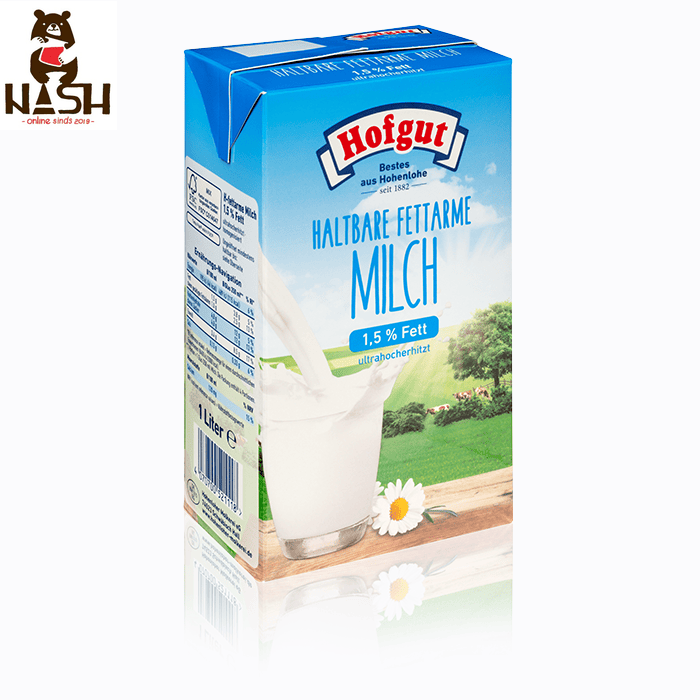 Hofgut milk 1.5% fat, 1l