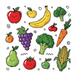 Vegetables and fruits