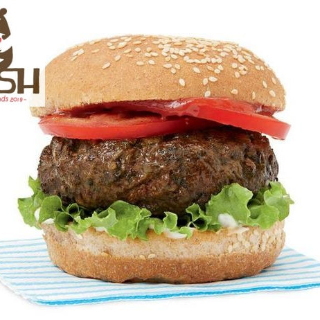 Beef burger patties, about 1kg, order today, delivery to store the next morning. Possible surcharge for weight