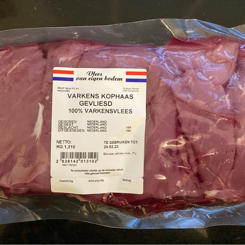 Pork tenderloin van den Burg en Bol fresh, 1.24kg